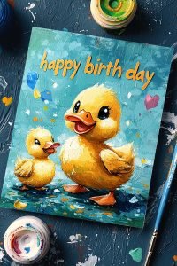 24 Aesthetic Happy Birthday Drawing on Canvas Ideas to Inspire You