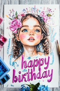 25 Happy Birthday Drawing on Canvas Ideas You’ll Love to Try