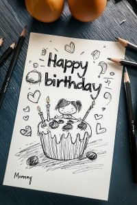 Top 25 Happy Birthday Drawing Sketch Ideas for Kids and Adults