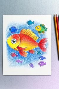 25 Colored Pencil Drawing Fish Ideas for Stunning Underwater Art